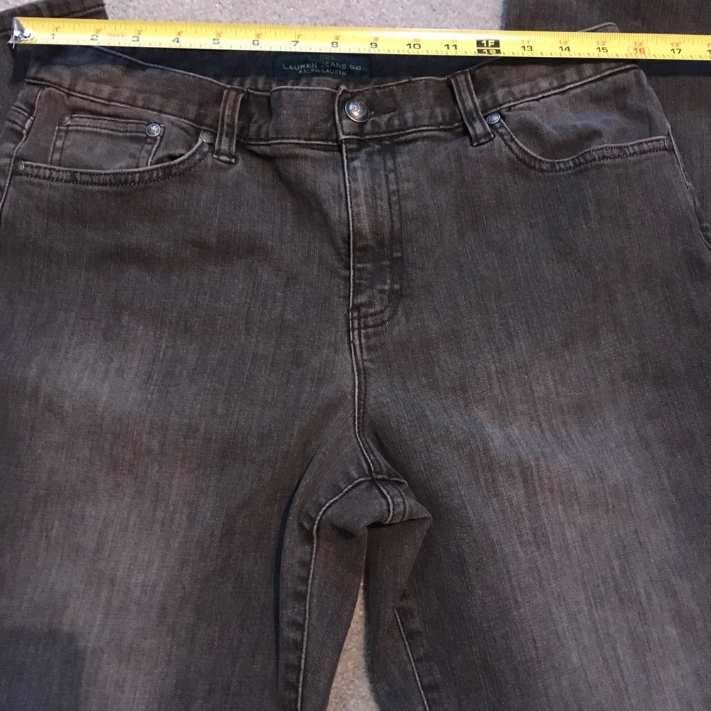 LRL LAUREN JEANS CO. Charcoal Jeans - Picture 3 of 3